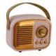 SPEAKER BLUETOOTH VINTAGE ROSA E ORO PER MATRIMONIO E CRESIMA
