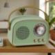 BOMBONIERA SPEAKER BLUETOOTH UNIQUE VINTAGE VERDE PASTELLO E RAME