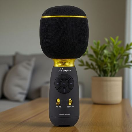 Visualizza ingrandito Precedente MICROFONO BLUETOOTH CON CASSA INTEGRATA: IDEALE PER FESTE E MATRIMONI MICROFONO BLUETOOTH CON 