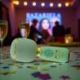 MICROFONO BLUETOOTH VERDE CON CASSA: PER FESTE E KARAOKE DIVERTENTI