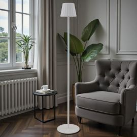 PIANTANA LED TOUCH BIANCA PLISSETTATA: REGALO IDEALE PER ANNIVERSARI E MATRIMONI!