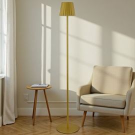 PIANTANA LED TOUCH COLOR ORO PLISSETTATA: IDEA REGALO PER NOZZE D'ORO!