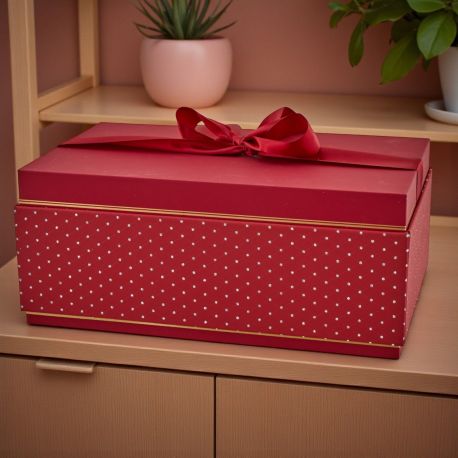 Visualizza ingrandito Precedente SCATOLA RETTANGOLARE ROSSA CON STRASS: IDEALE PER BOMBONIERE E REGALI SCATOLA RETTANGOLARE ROS