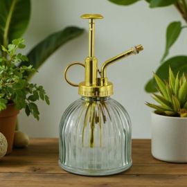 BOTTIGLIA RIGATA A CUPOLA VERDE CON TAPPO DORATO PER BOMBONIERE NOZZE