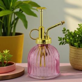 BOTTIGLIA RIGATA A CUPOLA CIPRIA CON TAPPO DORATO PER MATRIMONIO