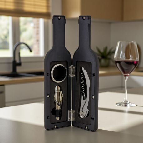 SET VINO DA 3 PEZZI IN CONFEZIONE ESCLUSIVA PER MATRIMONI E ANNIVERSARI