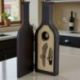SET VINO 3 ACCESSORI IN BOTTIGLIA PIATTA: IDEA REGALO PER OGNI OCCASIONE