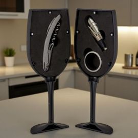 SET VINO DA 3 PEZZI IN CONFEZIONE CALICE PER UN MATRIMONIO INDIMENTICABILE