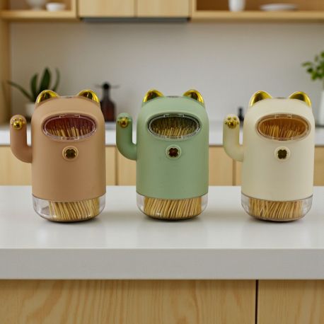 PORTA STUZZICADENTI GATTO DELLA FORTUNA GIAPPONESE PER BOMBONIERE KAWAII