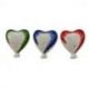 MAGNETE PALLONCINO A CUORE DIPINTO: BOMBONIERA COLORATA PER BATTESIMO