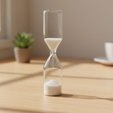 MINI CLESSIDRA, SABBIA BIANCA, CELESTE, ROSA O ROSSA