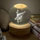 LAMPADA LED A SFERA CON BALLERINA: BOMBONIERA ORIGINALE PER EVENTI