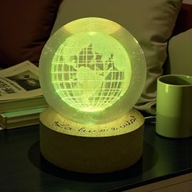 LAMPADA LED PLANISFERO - IDEALE PER COMUNIONE, CRESIMA, MATRIMONIO