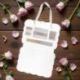 WEDDING BAG DECORATA CON CUORE PER UN MATRIMONIO INDIMENTICABILE