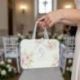 WEDDING BAG CON ROSE ROSA E FOGLIE PER UN MATRIMONIO ORIGINALE