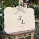 WEDDING BAG AVORIO PERSONALIZZATA CON INIZIALI PER MATRIMONIO UNICO