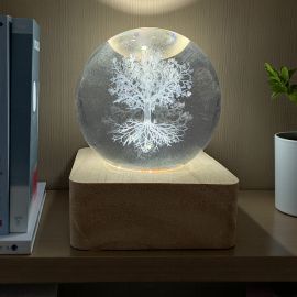 LAMPADE LED CON BASE QUADRATA E ALBERO: BOMBONIERE ORIGINALI PER EVENTI SPECIALI