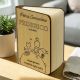 LAMPADA LED LIBRO APERTO COMUNIONE CRESIMA MATRIMONIO
