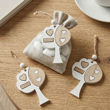APPENDINO ALBERO DELLA VITA CON CUORI AMORE,GIOIA, SOGNI