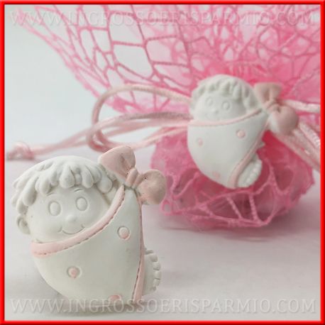 GESSETTI FAI DA TE NASCITA FAGOTTO BIMBA ROSA VENDITA ONLINE