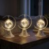 LAMPADA LED MAPPAMONDO CON QUADRIFOGLIO E FRASI ASSORTITE