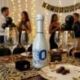 BOMBONIERA MINI BOTTIGLIA SANTERO VINO SPUMANTE PER 30° COMPLEANNO