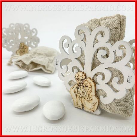 PORTACONFETTI ONLINE ORIGINALI CON SACRA FAMIGLIA ALBERO