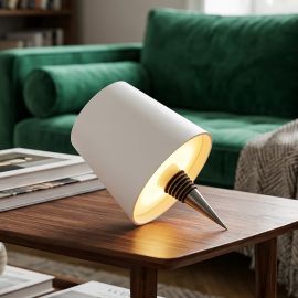 LAMPADA TOUCH METAL TAPPO BIANCO: IDEA REGALO PER MATRIMONIO E ANNIVERSARIO