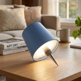 TAPPO ERMETICO BLU AVION CON LUCE TOUCH LED: BOMBONIERA ORIGINALE