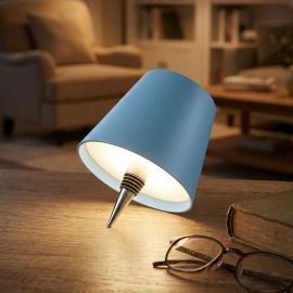 TAPPO ERMETICO PARALUME CELESTE CON LUCE TOUCH: BOMBONIERA ORIGINALE!