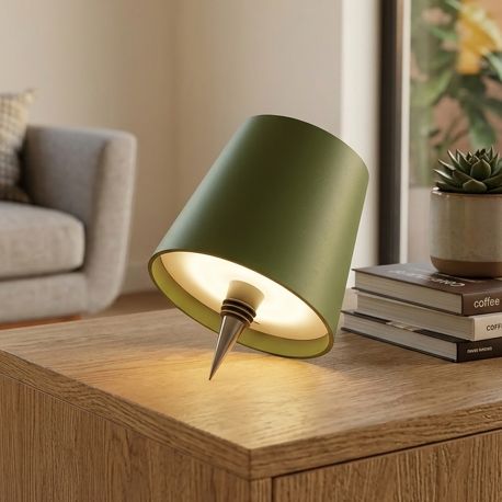 LAMPADA TOUCH TAPPO VERDE BOMBONIERA ORIGINALE PER MATRIMONIO