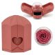 SCATOLINA ROSA CON ROSE STABILIZZATE E LUCE LED PER SAN VALENTINO SPECIALE