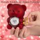 ORSETTO ROSSO CON ROSA STABILIZZATA: REGALO UNICO PER SAN VALENTINO!