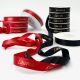 NASTRI PERSONALIZZATI "LAUREA" IN RASO ROSSO CONFEZIONI FAI DA TE SCRITTA ORO ECONOMICI ONLINE BOBINA 25 MT