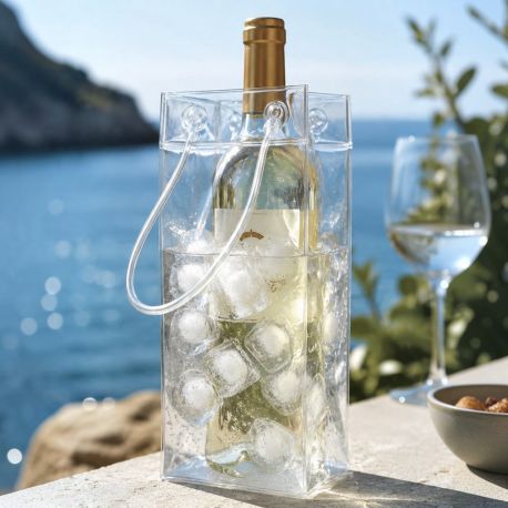 BORSA FRIGO LEGGERA PORTA BOTTIGLIE ICE IN PVC