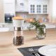 MACINASPEZIE IN VETRO BOMBONIERA CUCINA CON TAPPO