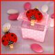 SCATOLINE PORTACONFETTI ROSA BIMBA FARFALLA BIBERON ANGIOLETTO COCCINELLA MOLLETTA