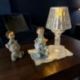 BOMBONIERA LUCE NOTTURNA LED BIMBO SU ORSETTO O ELEFANTE