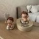 LAMPADA LED CON ANGIOLETTO PERSONALIZZABILE BOMBONIERA BATTESIMO