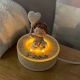 LAMPADA LED CON ANGIOLETTO PERSONALIZZABILE BOMBONIERA BATTESIMO