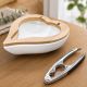 SET CIOTOLA CUORE CERAMICA E SCHIACCIANOCI UTILE MATRIMONIO