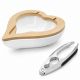 SET CIOTOLA CUORE CERAMICA E SCHIACCIANOCI UTILE MATRIMONIO