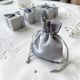 SACCHETTI PORTACONFETTI GRIGIO ECONOMICI PER MATRIMONIO