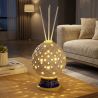 PROFUMATORE PIGNA CON LUCE LED CON BASE BLU E GIALLA PER BOMBONIERE MATRIMONIO