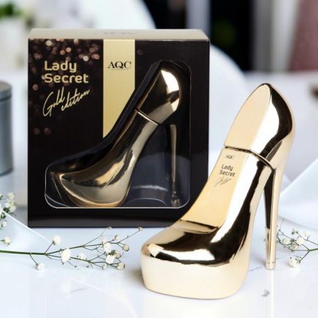 AQC FRAGRANCES LADY SECRET GOLD SHOE PROFUMO DONNA 100 ML