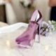 PROFUMINO DONNA SECRET PURPLE A FORMA DI SCARPA: BOMBONIERA UNICA E STILOSA