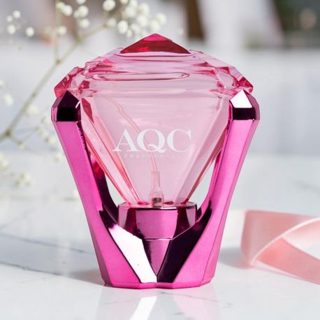 MINIATURA PROFUMO DA DONNA A FORMA DI DIAMANTE PER BOMBONIERE E COMPLEANNI