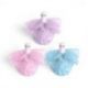 PROFUMINO BIMBA GLITTERATO IN MINIATURA CON TULLE COLORATO ASSORTITO