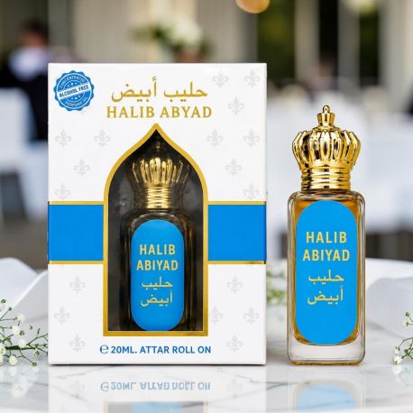 MINI PROFUMO DONNA ROLL-ON HALIB ABYAD: L'ESSENZA DEL BIANCO LATTE PER OGNI EVENTO