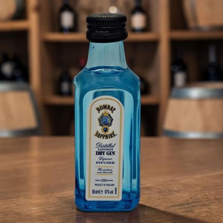 BOMBAY SAPPHIRE GIN 5 CL BOTTIGLIA MIGNON PER BOMBONIERE